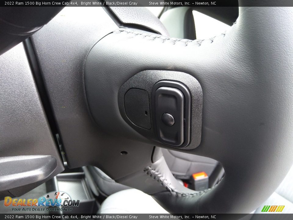 2022 Ram 1500 Big Horn Crew Cab 4x4 Bright White / Black/Diesel Gray Photo #13