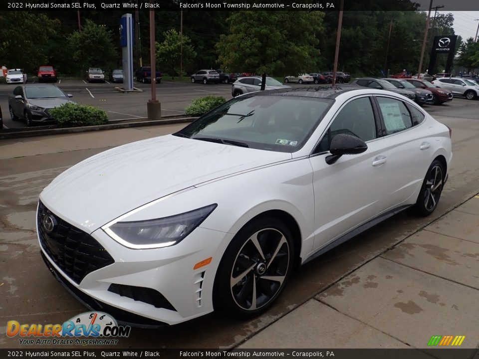 2022 Hyundai Sonata SEL Plus Quartz White / Black Photo #6