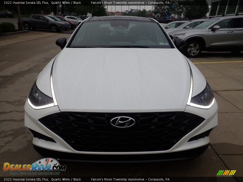 2022 Hyundai Sonata SEL Plus Quartz White / Black Photo #7