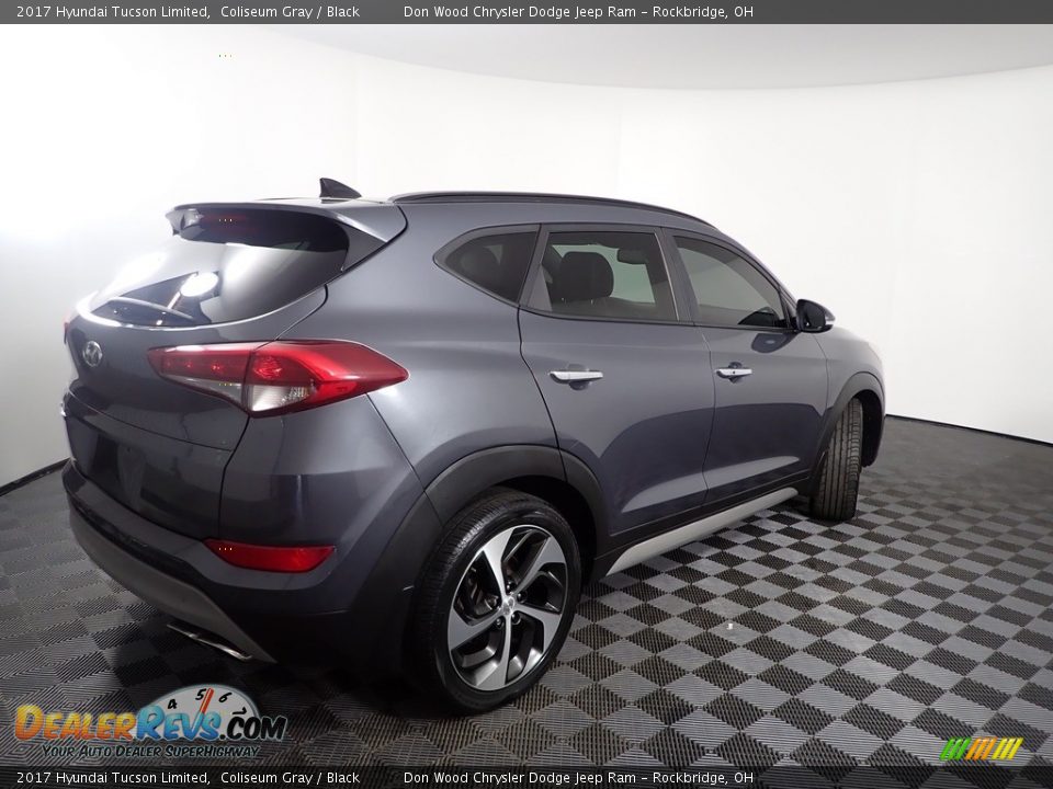 2017 Hyundai Tucson Limited Coliseum Gray / Black Photo #14