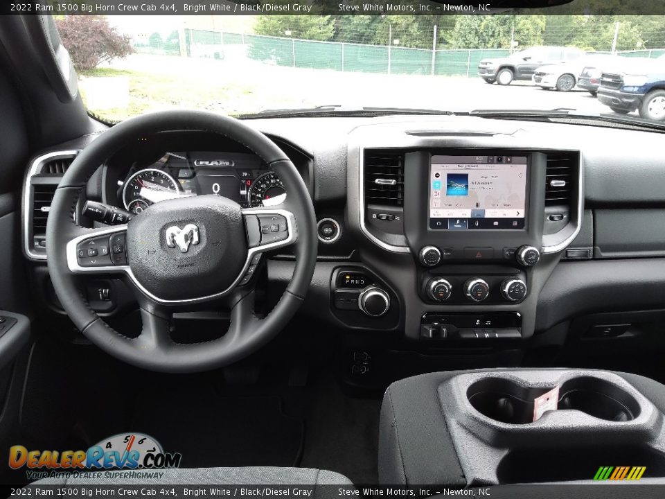 2022 Ram 1500 Big Horn Crew Cab 4x4 Bright White / Black/Diesel Gray Photo #18