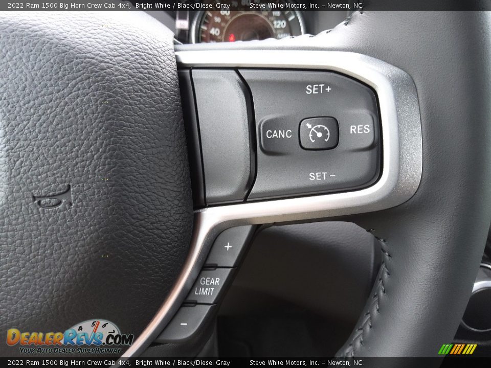 2022 Ram 1500 Big Horn Crew Cab 4x4 Bright White / Black/Diesel Gray Photo #20