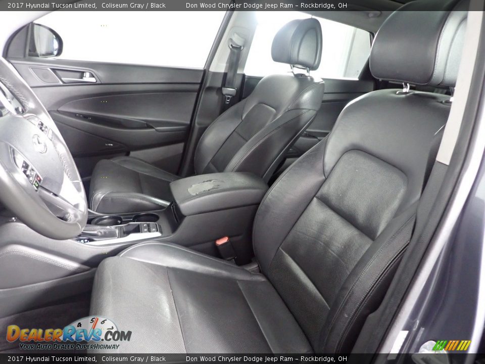 2017 Hyundai Tucson Limited Coliseum Gray / Black Photo #18