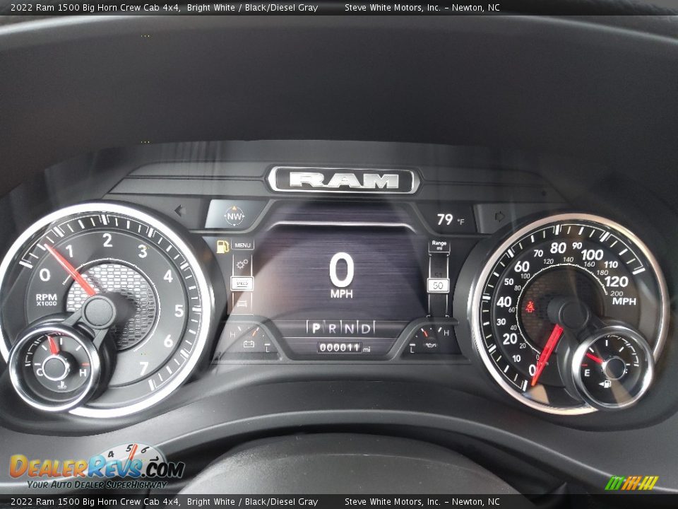 2022 Ram 1500 Big Horn Crew Cab 4x4 Bright White / Black/Diesel Gray Photo #21