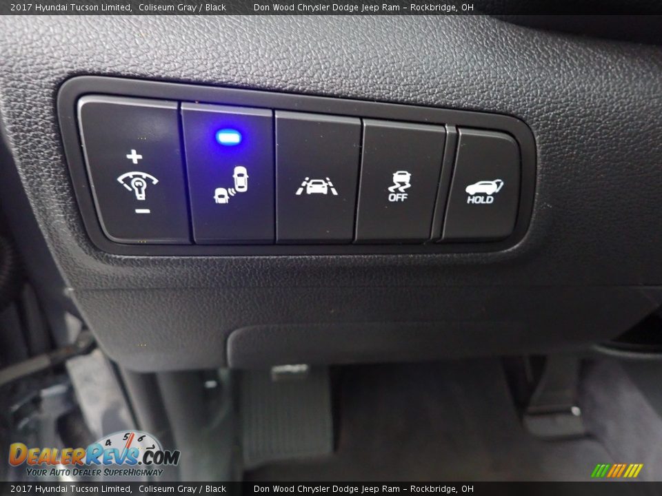 2017 Hyundai Tucson Limited Coliseum Gray / Black Photo #19