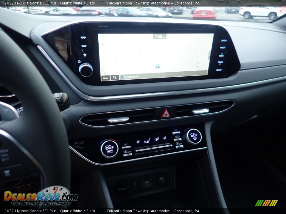 2022 Hyundai Sonata SEL Plus Quartz White / Black Photo #17