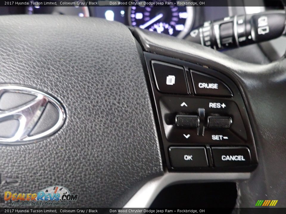 2017 Hyundai Tucson Limited Coliseum Gray / Black Photo #21