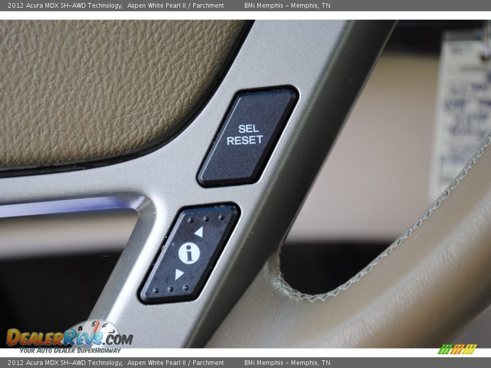 2012 Acura MDX SH-AWD Technology Aspen White Pearl II / Parchment Photo #16