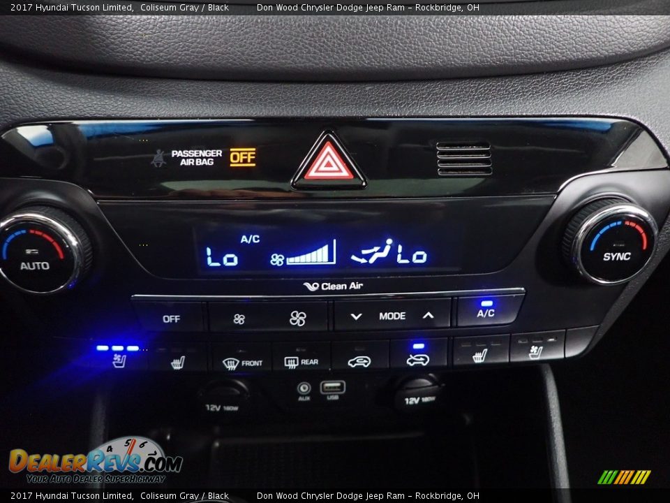 2017 Hyundai Tucson Limited Coliseum Gray / Black Photo #23