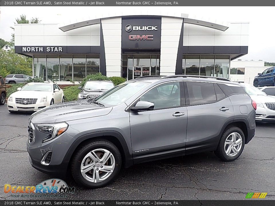 2018 GMC Terrain SLE AWD Satin Steel Metallic / ­Jet Black Photo #1