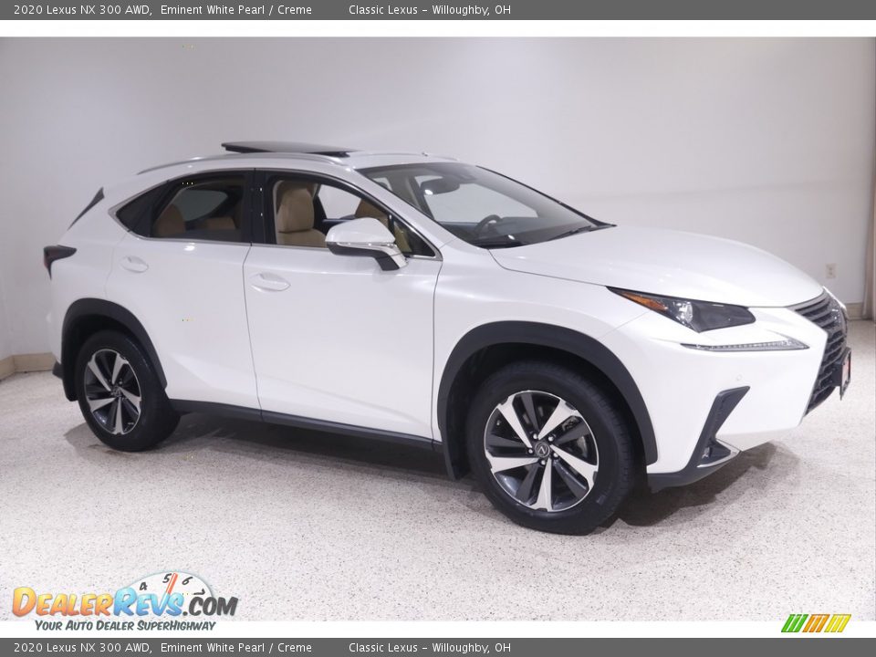 2020 Lexus NX 300 AWD Eminent White Pearl / Creme Photo #1