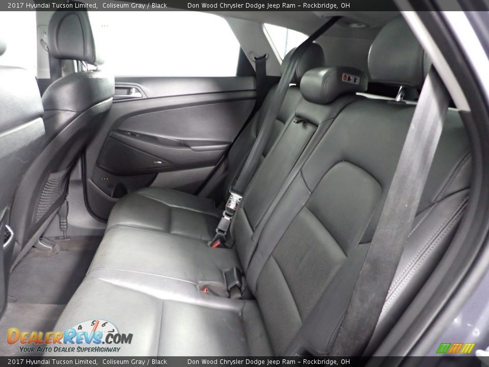 2017 Hyundai Tucson Limited Coliseum Gray / Black Photo #27