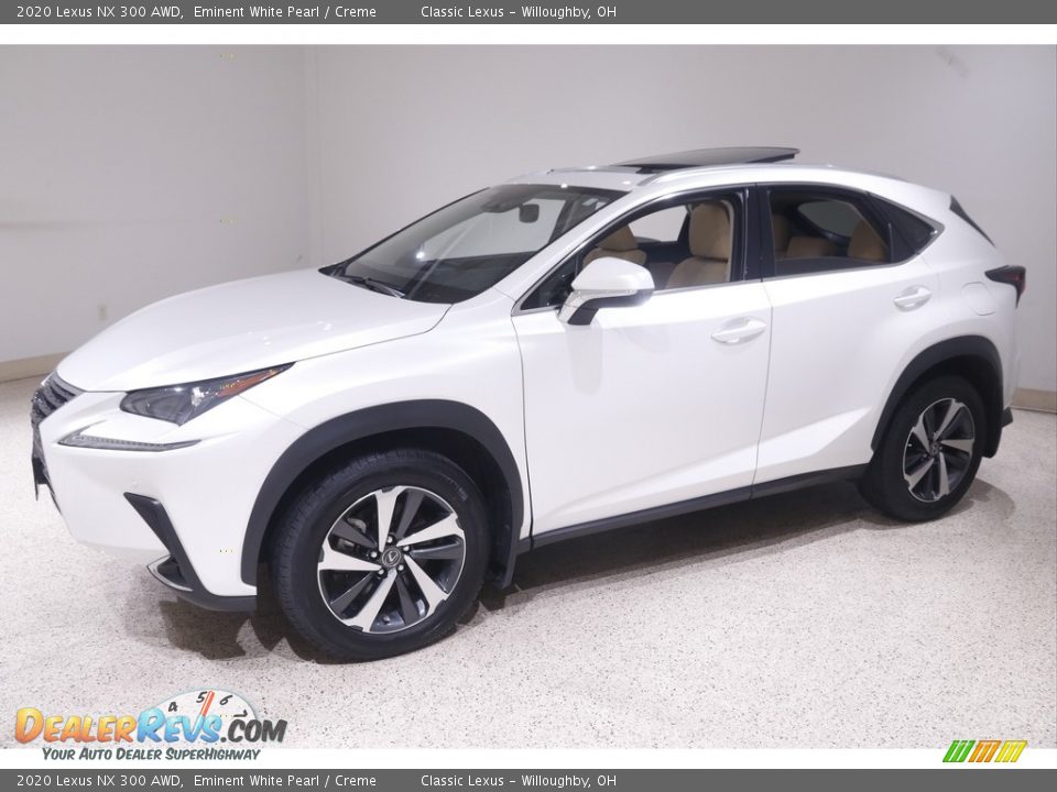 2020 Lexus NX 300 AWD Eminent White Pearl / Creme Photo #3