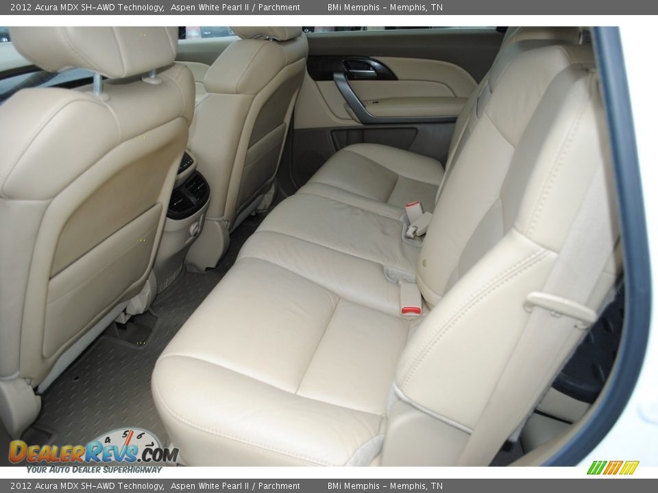 2012 Acura MDX SH-AWD Technology Aspen White Pearl II / Parchment Photo #25