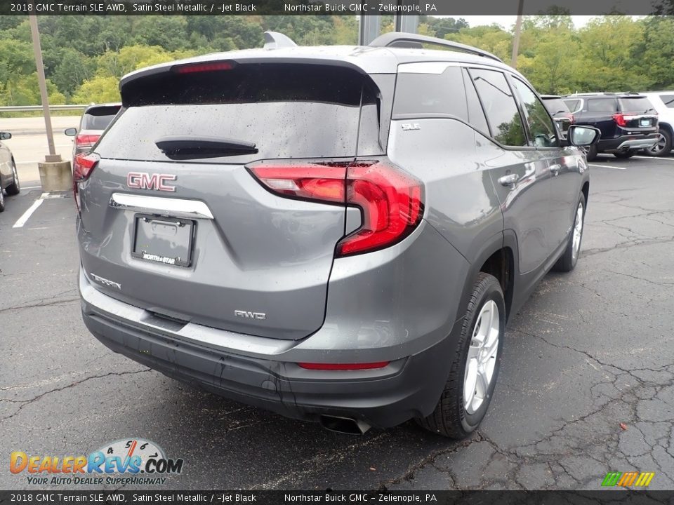 2018 GMC Terrain SLE AWD Satin Steel Metallic / ­Jet Black Photo #7