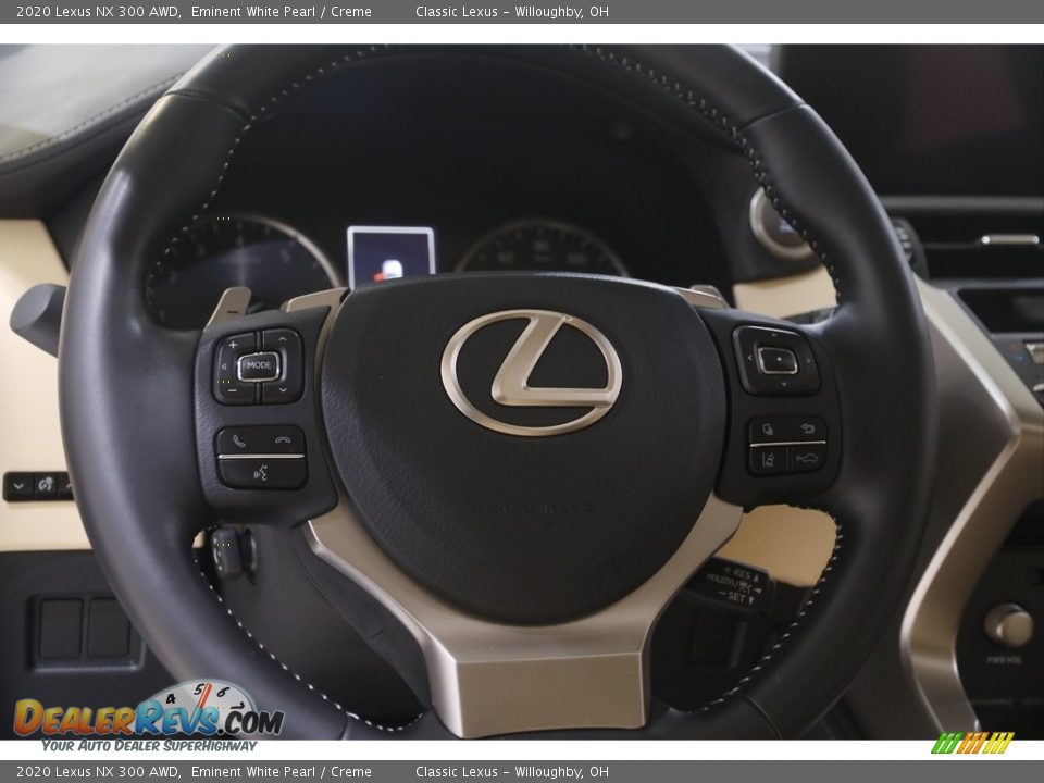 2020 Lexus NX 300 AWD Eminent White Pearl / Creme Photo #7