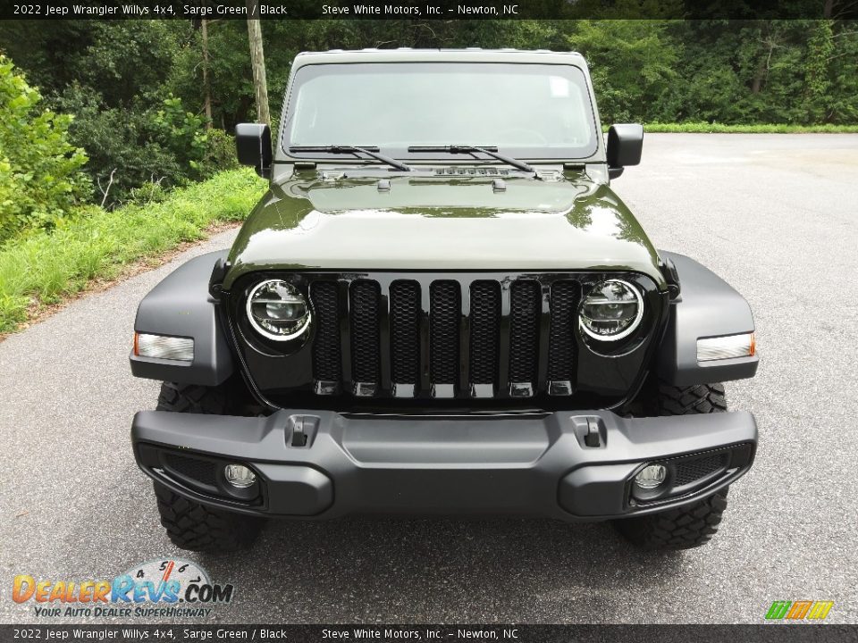 2022 Jeep Wrangler Willys 4x4 Sarge Green / Black Photo #3