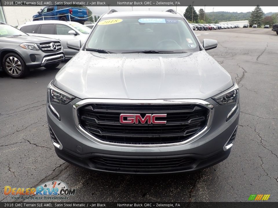 2018 GMC Terrain SLE AWD Satin Steel Metallic / ­Jet Black Photo #10