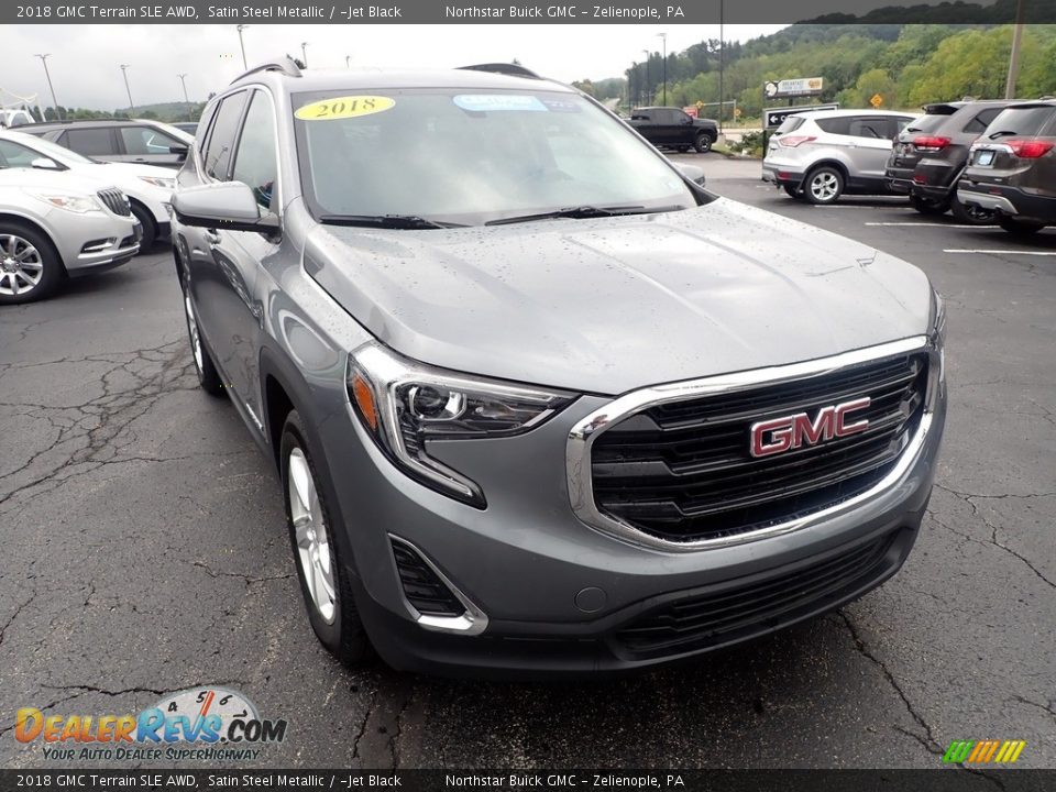 2018 GMC Terrain SLE AWD Satin Steel Metallic / ­Jet Black Photo #11