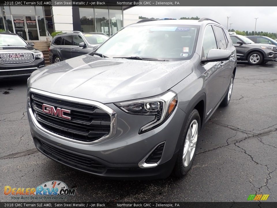 2018 GMC Terrain SLE AWD Satin Steel Metallic / ­Jet Black Photo #12