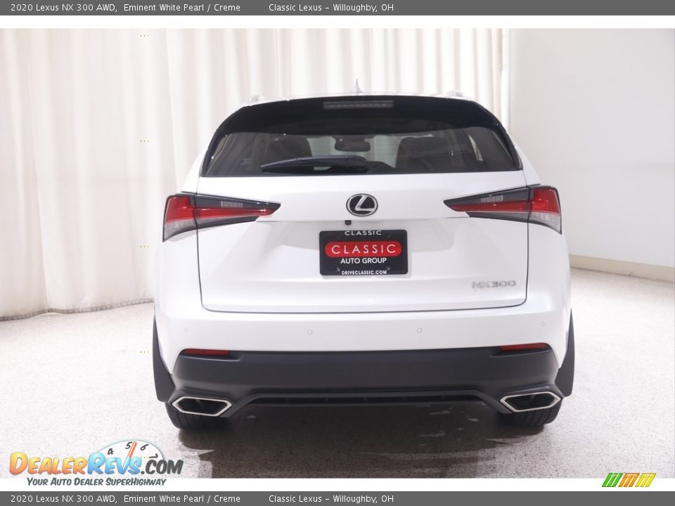 2020 Lexus NX 300 AWD Eminent White Pearl / Creme Photo #20