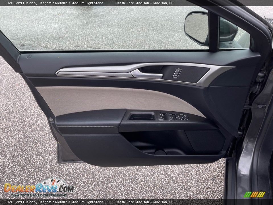 2020 Ford Fusion S Magnetic Metallic / Medium Light Stone Photo #11