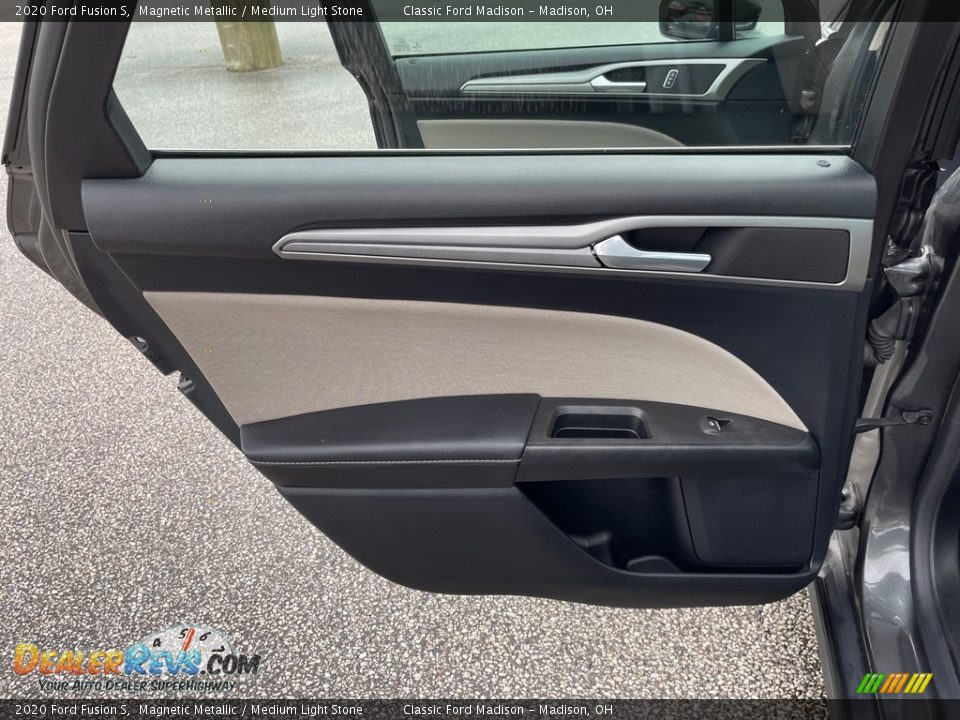2020 Ford Fusion S Magnetic Metallic / Medium Light Stone Photo #13