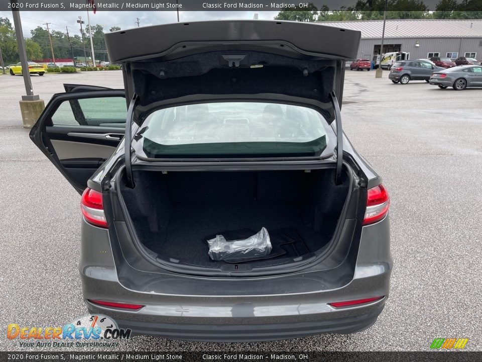 2020 Ford Fusion S Magnetic Metallic / Medium Light Stone Photo #15