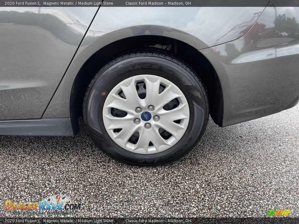 2020 Ford Fusion S Magnetic Metallic / Medium Light Stone Photo #16