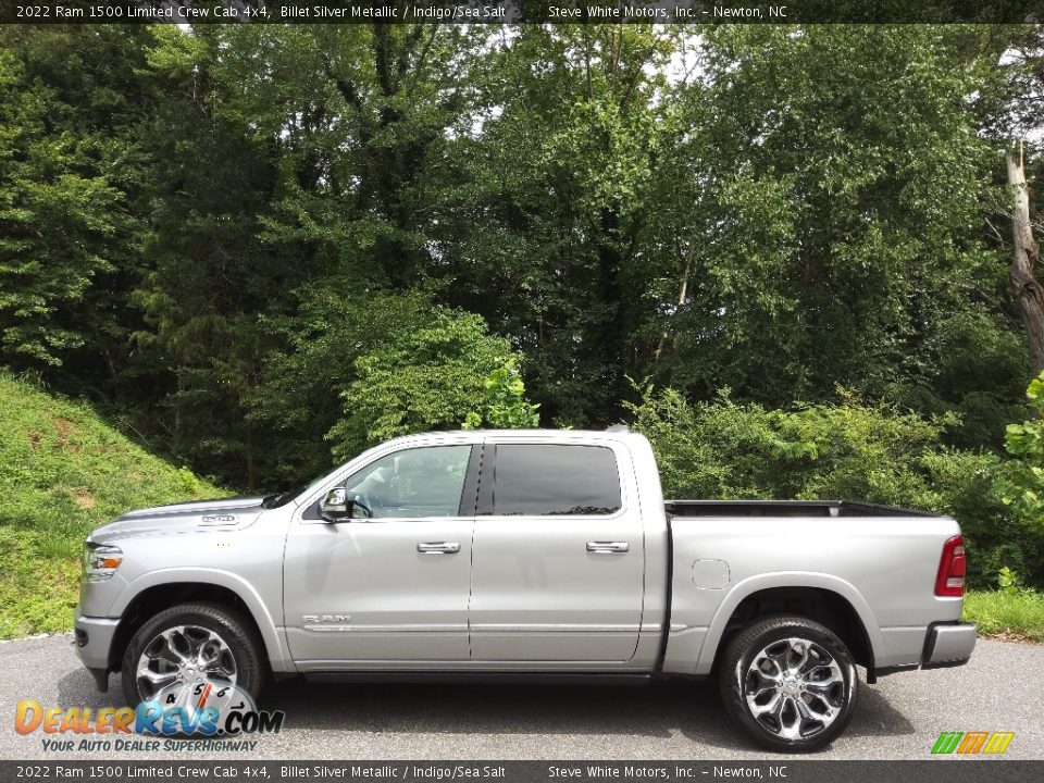 Billet Silver Metallic 2022 Ram 1500 Limited Crew Cab 4x4 Photo #1