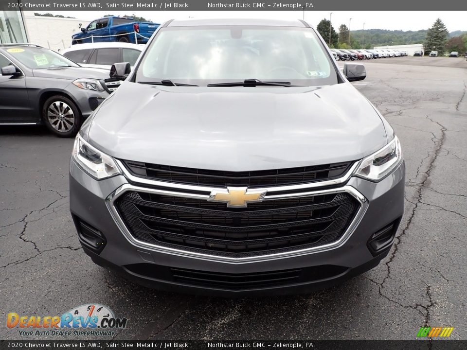 2020 Chevrolet Traverse LS AWD Satin Steel Metallic / Jet Black Photo #11