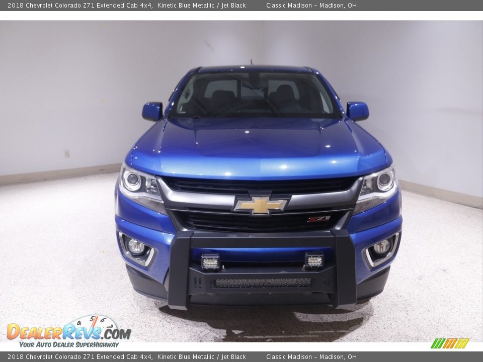 2018 Chevrolet Colorado Z71 Extended Cab 4x4 Kinetic Blue Metallic / Jet Black Photo #2