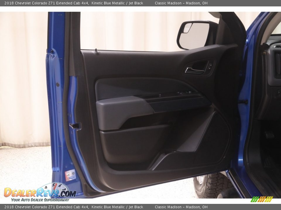 2018 Chevrolet Colorado Z71 Extended Cab 4x4 Kinetic Blue Metallic / Jet Black Photo #4