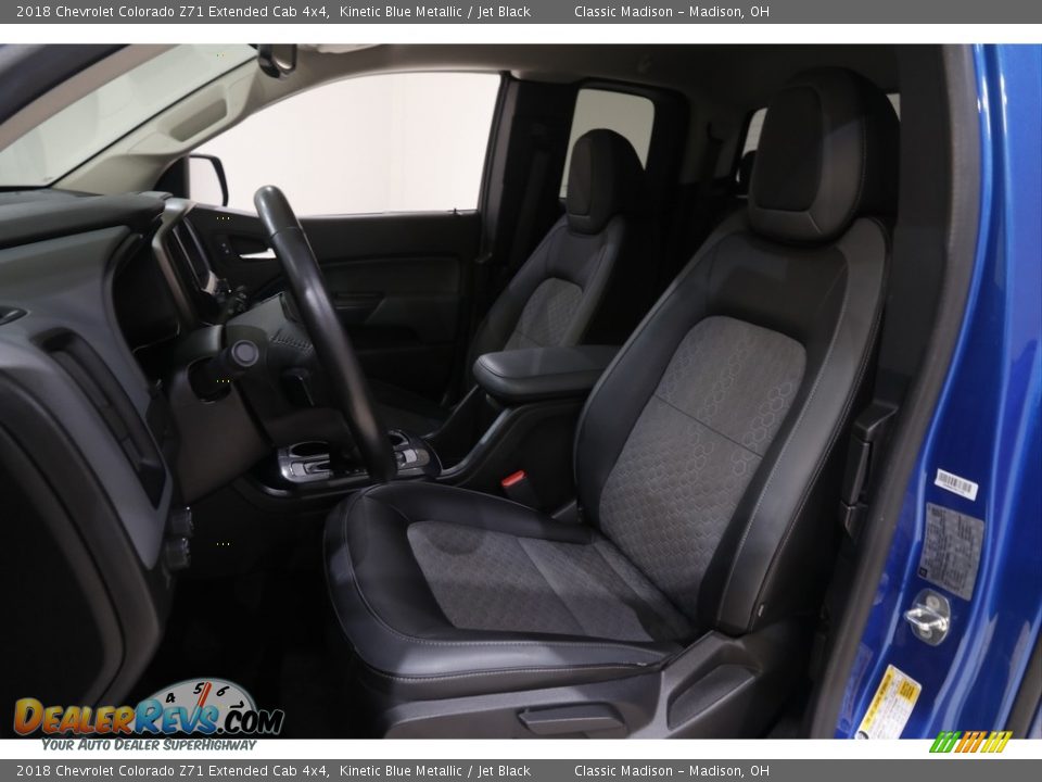 2018 Chevrolet Colorado Z71 Extended Cab 4x4 Kinetic Blue Metallic / Jet Black Photo #5