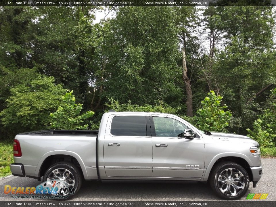 Billet Silver Metallic 2022 Ram 1500 Limited Crew Cab 4x4 Photo #6