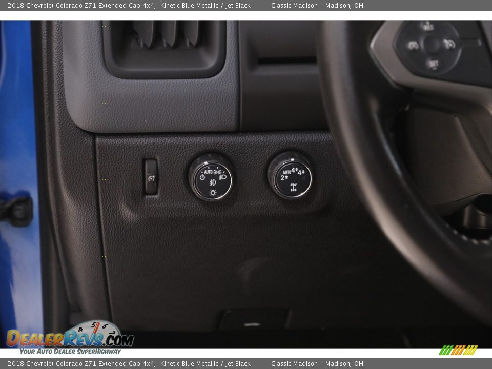 2018 Chevrolet Colorado Z71 Extended Cab 4x4 Kinetic Blue Metallic / Jet Black Photo #6