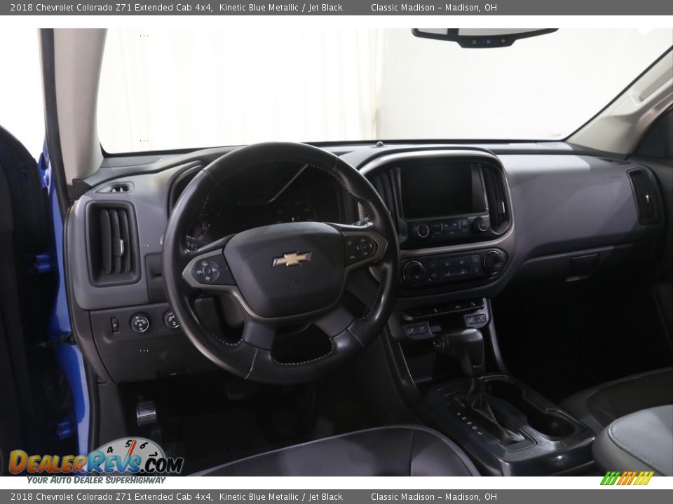 2018 Chevrolet Colorado Z71 Extended Cab 4x4 Kinetic Blue Metallic / Jet Black Photo #7