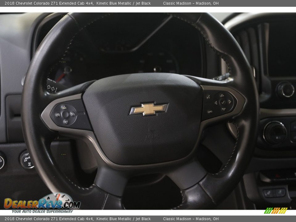2018 Chevrolet Colorado Z71 Extended Cab 4x4 Kinetic Blue Metallic / Jet Black Photo #8