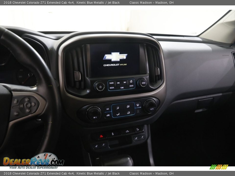 2018 Chevrolet Colorado Z71 Extended Cab 4x4 Kinetic Blue Metallic / Jet Black Photo #10