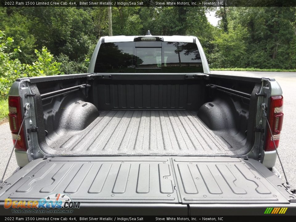 2022 Ram 1500 Limited Crew Cab 4x4 Billet Silver Metallic / Indigo/Sea Salt Photo #9