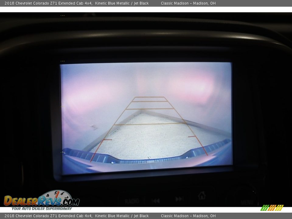 2018 Chevrolet Colorado Z71 Extended Cab 4x4 Kinetic Blue Metallic / Jet Black Photo #14