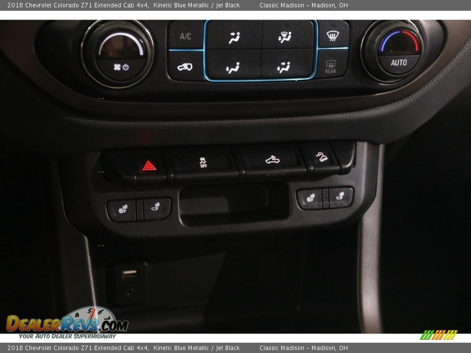 2018 Chevrolet Colorado Z71 Extended Cab 4x4 Kinetic Blue Metallic / Jet Black Photo #15