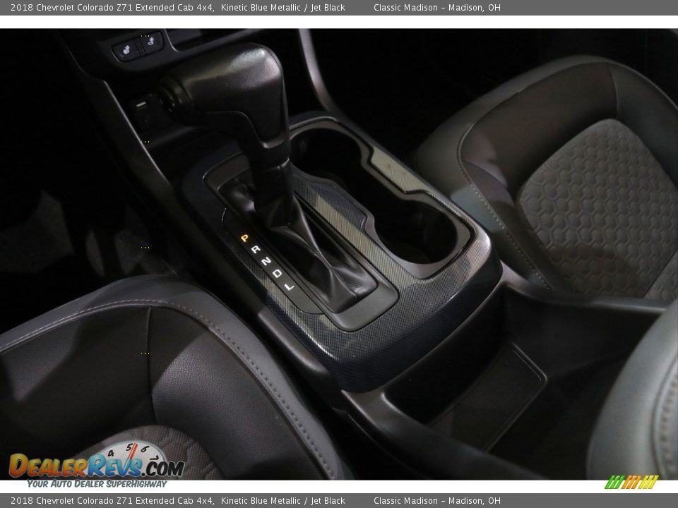 2018 Chevrolet Colorado Z71 Extended Cab 4x4 Kinetic Blue Metallic / Jet Black Photo #16