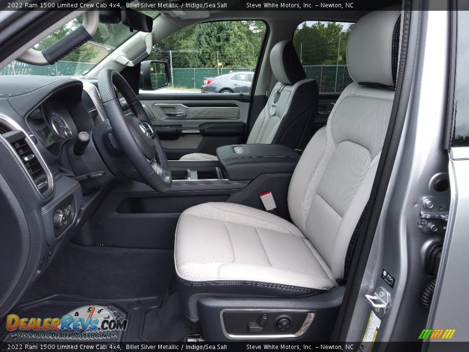 Indigo/Sea Salt Interior - 2022 Ram 1500 Limited Crew Cab 4x4 Photo #14