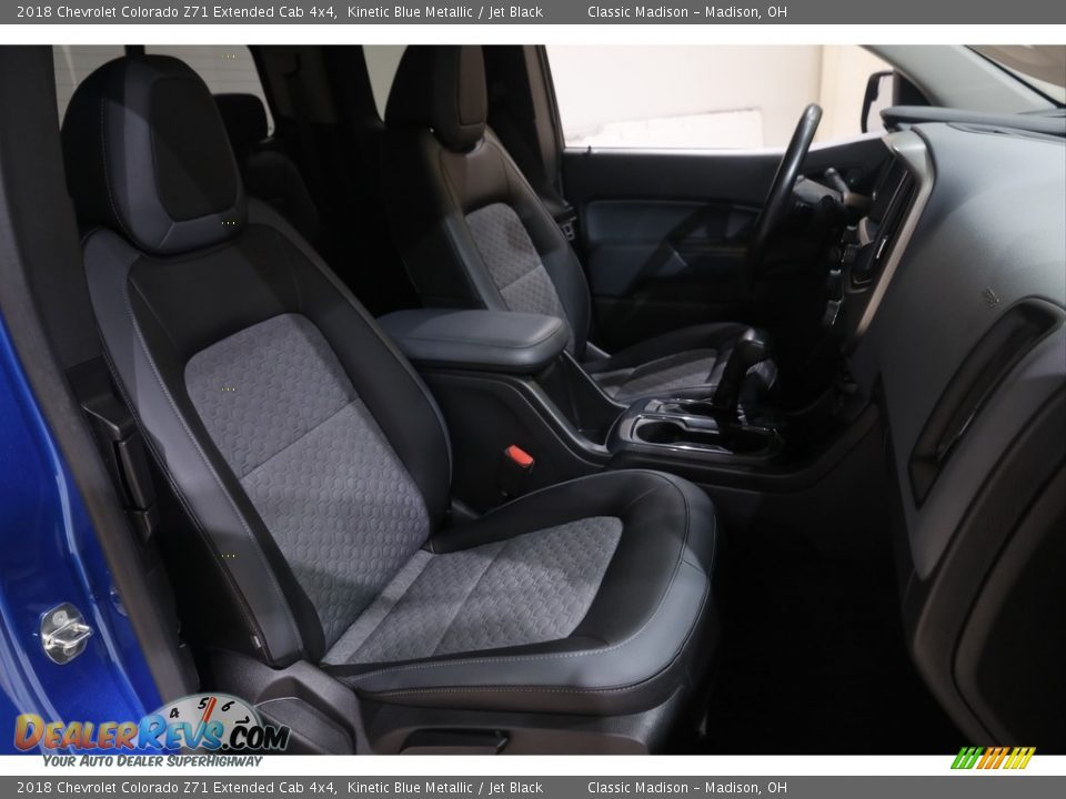 2018 Chevrolet Colorado Z71 Extended Cab 4x4 Kinetic Blue Metallic / Jet Black Photo #17