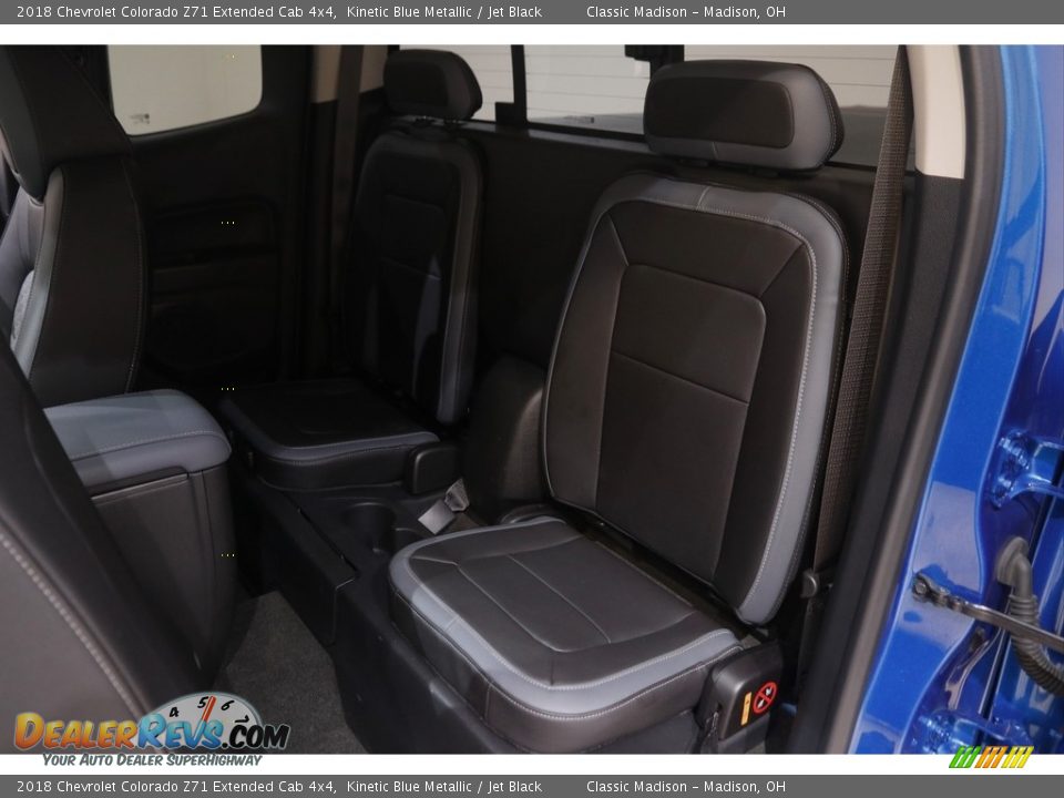 2018 Chevrolet Colorado Z71 Extended Cab 4x4 Kinetic Blue Metallic / Jet Black Photo #19