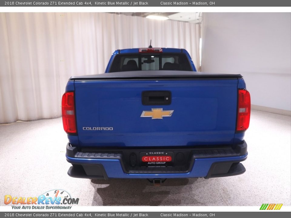 2018 Chevrolet Colorado Z71 Extended Cab 4x4 Kinetic Blue Metallic / Jet Black Photo #20