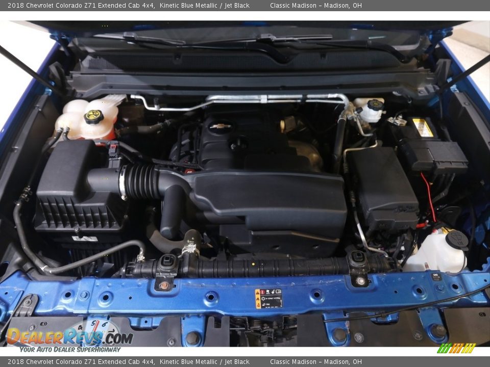 2018 Chevrolet Colorado Z71 Extended Cab 4x4 Kinetic Blue Metallic / Jet Black Photo #21