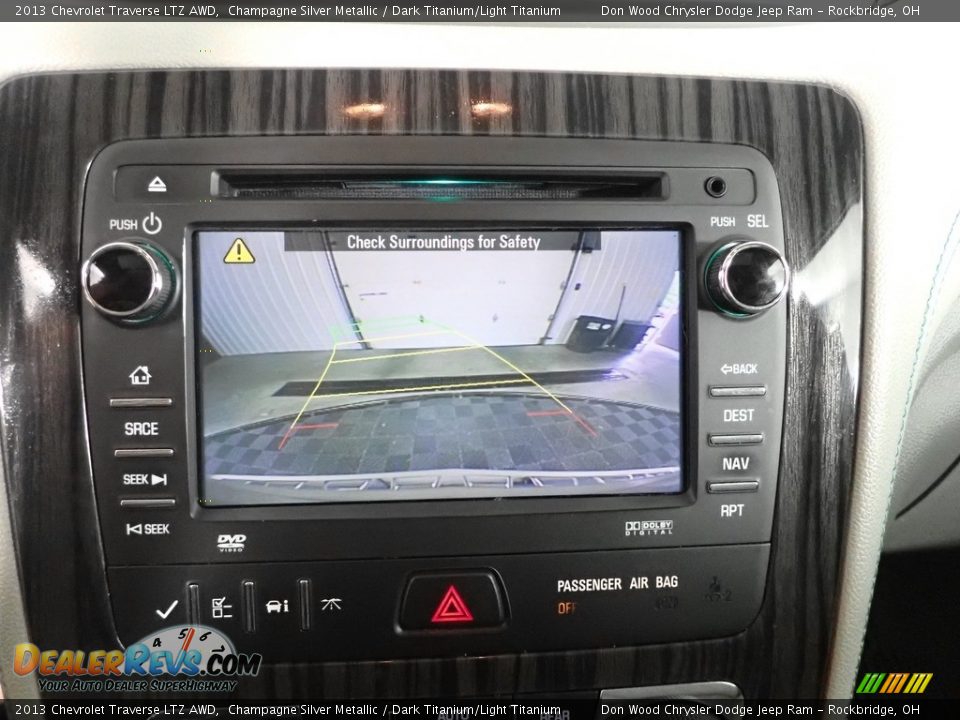 2013 Chevrolet Traverse LTZ AWD Champagne Silver Metallic / Dark Titanium/Light Titanium Photo #3