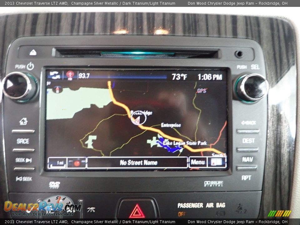2013 Chevrolet Traverse LTZ AWD Champagne Silver Metallic / Dark Titanium/Light Titanium Photo #4
